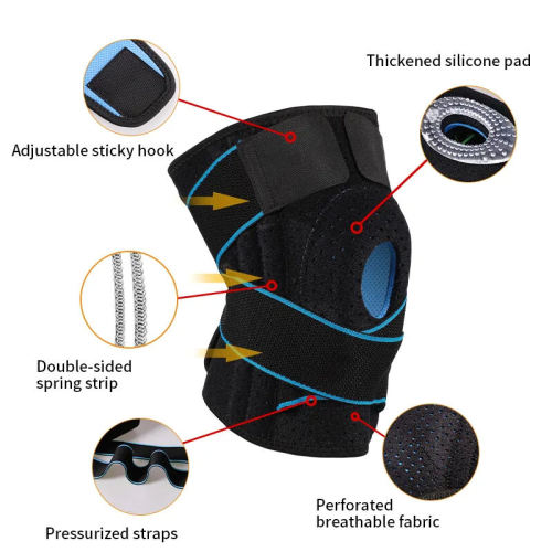 Custom Neoprene Knee Support | Compression | Shock-Absorbing | EVA Buffer Gasket, Steel Bar