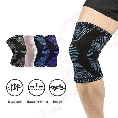 Custom Copper Knee Compression Sleeve | Breathable | Elastic Knit | Cycling, Running