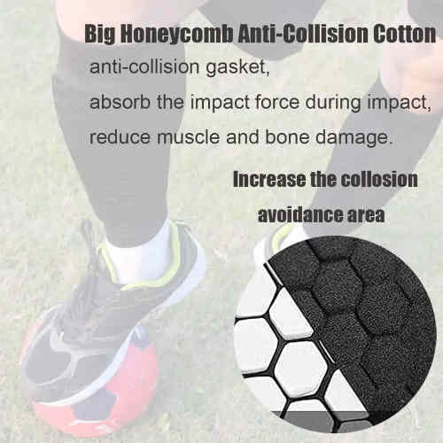 Custom Honeycomb Calf Sleeve | Anti-Collision Shin Pad | Antislip Grip | Breathable | Soccer