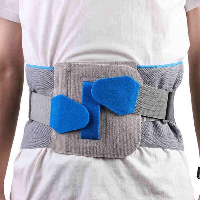 Custom Lower Back Brace | Steel Plate Support | Knitted Breathable | High Elasticity