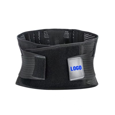 Custom Lower Back Support | Aluminum Sheet | Lumbar pad | 8 rubber strips | Breathable Waist Support