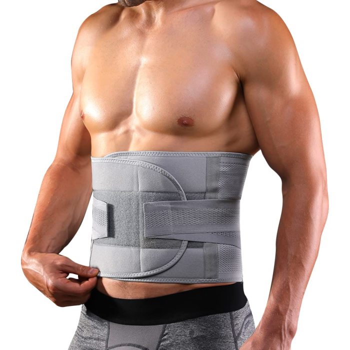 Custom Back Support Brace | PVC Support Strips | High Elastic Strap | Breathable | Durable