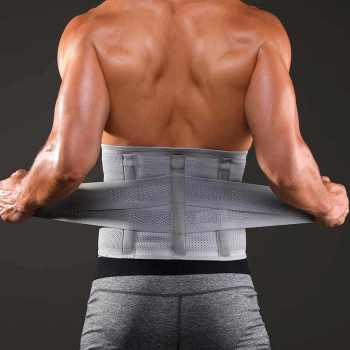 Custom Back Support Brace | PVC Support Strips | High Elastic Strap | Breathable | Durable