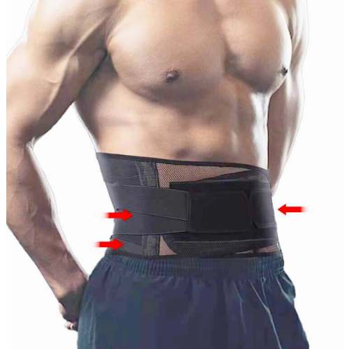 Custom Waist Support | X Type Protection | Multilayer Mesh Design | 5 Support Strips | For Daily Use