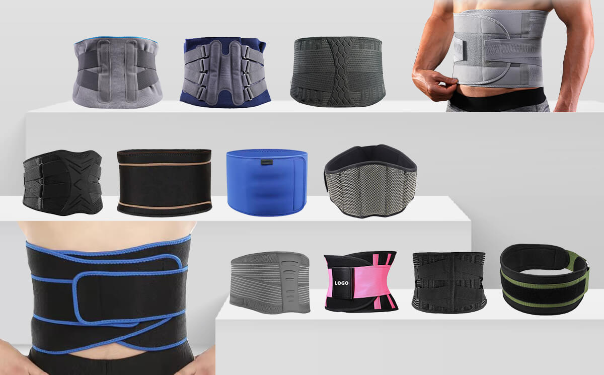 Various Styles Of custom lower back support