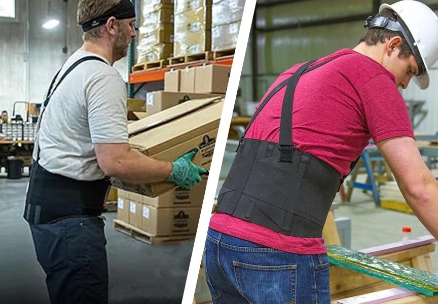 custom waist support for construction workers movers