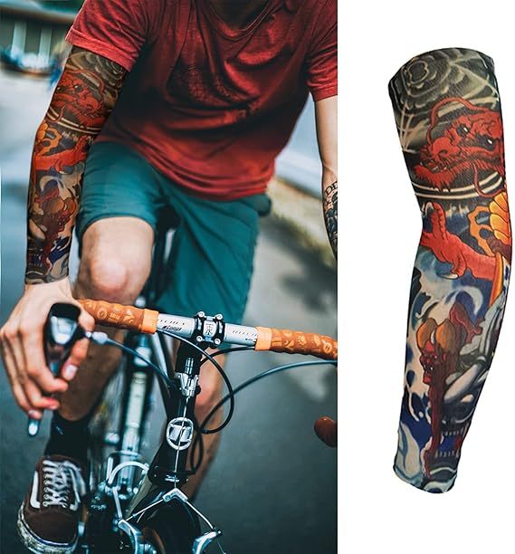 custom tattoo compression sleeve for fashion functional apparel 