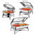 Custom Stainless Steel Chafing Dishes For Buffet | Small Hot Pot Buffet Utensils With Intelligent Dividers | Long-Lasting Heat Preservation
