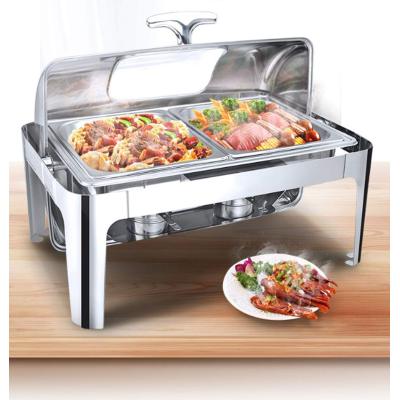 Elevate Catering Excellence: Stainless Steel Chafer With Food Warming Tray | Perfect For Keeping Buffet Food Warm | 9l Capacity | Unmatched Chafing Dish Buffet Servers And Warmers