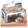 Elevate Catering Excellence: Stainless Steel Chafer With Food Warming Tray | Perfect For Keeping Buffet Food Warm | 9l Capacity | Unmatched Chafing Dish Buffet Servers And Warmers