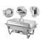 Custom Hotel Restaurant Supplies: Buffet Server With Alcohol Stove Chafing Dish | Stainless Steel Food Warmer Set | Elevate Culinary Presentation With Shaffing Chafing Dishes