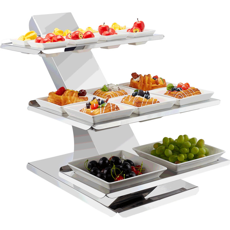 Custom Stainless Steel Food Dried Fruit Rack | Buffet Food Display Rack | Elegant Dessert Stands For A Sophisticated Presentation