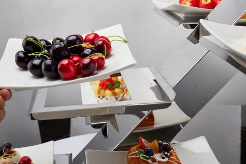 Custom Stainless Steel Food Dried Fruit Rack | Buffet Food Display Rack | Elegant Dessert Stands For A Sophisticated Presentation