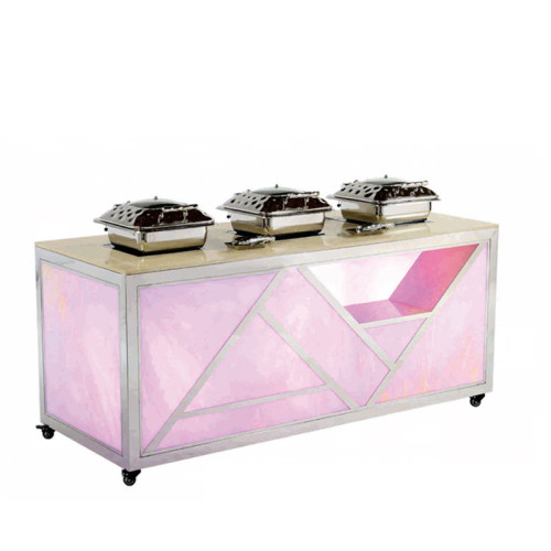 LED Modular Buffet System | Illuminating Elegance | Cutting-Edge Led Technology, Customizable Colors | Perfect For Catered Events, Weddings | Embrace OEM/ODM