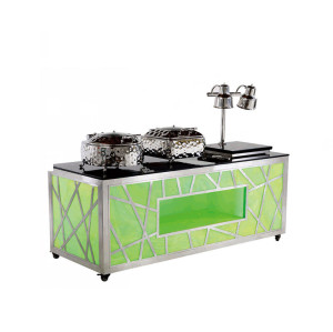 LED Modular Buffet System | Illuminating Elegance | Cutting-Edge Led Technology, Customizable Colors | Perfect For Catered Events, Weddings | Embrace OEM/ODM