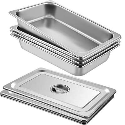 Premium Hotel Restaurant Pans: Gastronorm Pans Set - 304 Stainless Steel, Ideal For Buffet Service And Pan Service In America