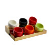 Custom Ball-Shaped Condiment Bowl | Elegant Salt And Spice Container | Versatile Catering Display Stand | Functional And Stylish Food Presentation