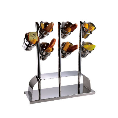 Wholesale Modern Stainless Steel Bread Basket Display | Rust-Resistant | High Capacity, Sleek Design | Ideal For Buffet And Restaurant Use | B2b Bulk Purchase | Volume Discounts Available