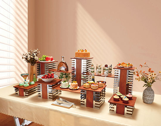 Custom Buffet Display Stands | Risers & Trays - PYEIN®