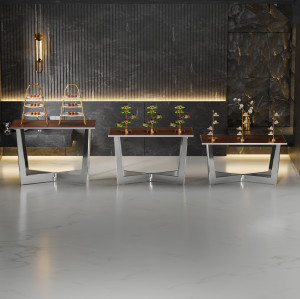 V-Shaped Luxury Folding Buffet Table For Star Hotels | Wholesale Supplier | Bulk Discounts Available