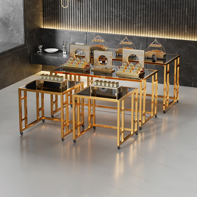 Mobile Rectangular Buffet Table | Conveniently Portable, Durable Build | Perfect for Catering Events | Customizable for Your Brand's Needs