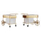 High-End Hotel Banquet Hall Service Trolley | Noodle Cooker Module Integration