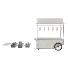 Multifunctional Food Cart for Restaurant & Hotel Banquets: Versatile Modules for Diverse Catering Needs