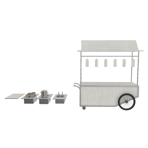 Multifunctional Food Cart for Restaurant & Hotel Banquets: Versatile Modules for Diverse Catering Needs