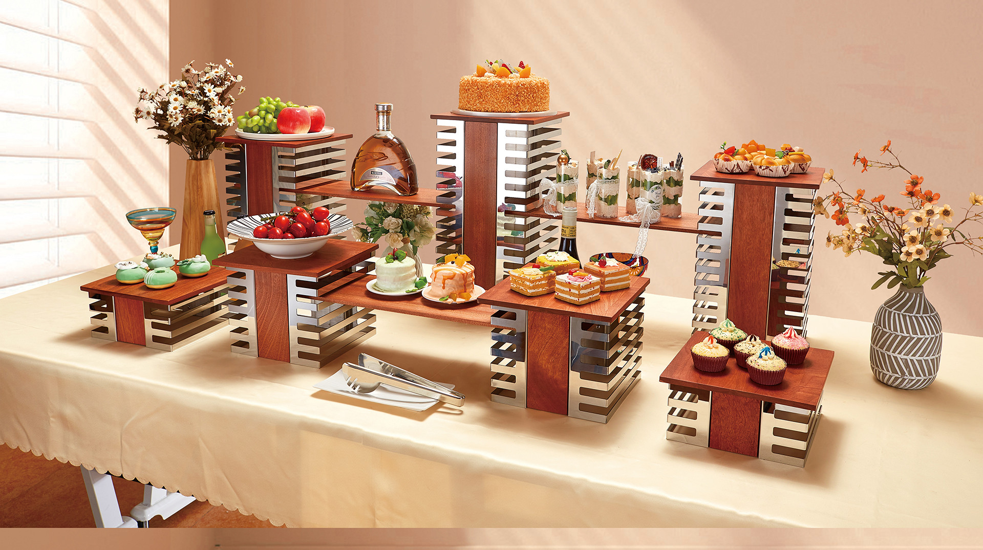 buffet display stands