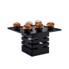 Supports en acrylique personnalisés, ensemble de supports hauts pour présentation d'aliments, de fruits, de salades et de sushis