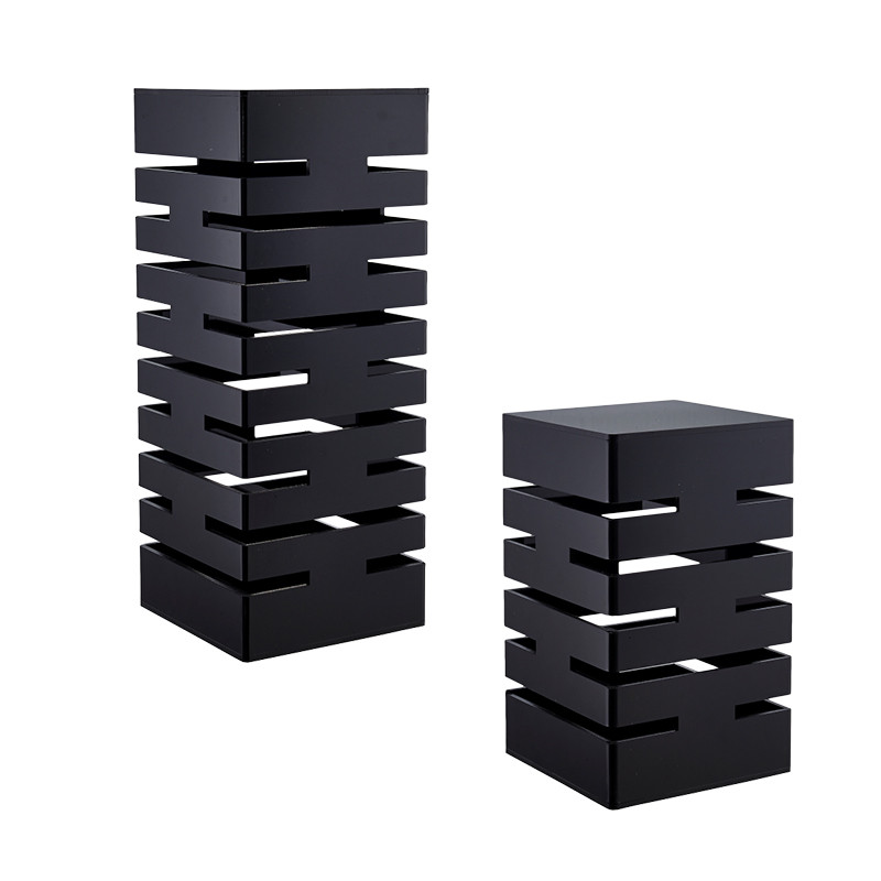 Supports en acrylique personnalisés, ensemble de supports hauts pour présentation d'aliments, de fruits, de salades et de sushis