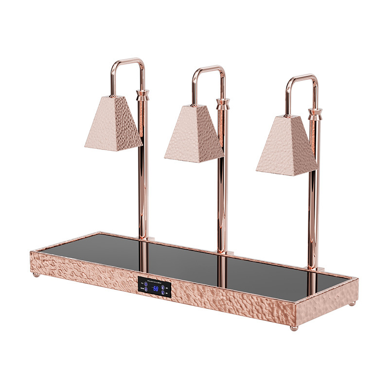 Lampe chauffe-plats à trois têtes : une solution de chauffage efficace pour les buffets et les événements de restauration