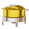 Mini-réchaud buffet 3 couches en acier inoxydable 304, durable et compact, idéal pour la restauration et les événements