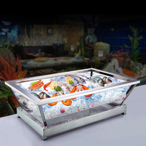 Trumpet Mouth Ice Housing, Insulated Acrylic Display, Perfect for Bars & Events, Custom OEM & ODM
