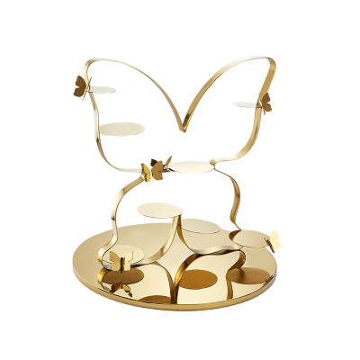 Elegant Butterfly Dessert Stand, Multi-Tier Display for Events and Parties, Durable and Stylish Design