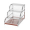 Bakery Display Case, Clear Acrylic Showcase, Ideal for Hotel Restaurant and Events, Supports OEM and ODM
