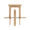 Wooden Wheeled Dining Cart, Durable and Stylish Mobile Serving Solution, Supports OEM and ODM