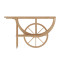 Wooden Wheeled Dining Cart, Durable and Stylish Mobile Serving Solution, Supports OEM and ODM