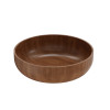 Round Acacia Wooden Bowl, Elegant and Durable Serving Solution, Ideal for Salads and More, Supports OEM and ODM