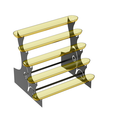 Five-Layer Tree Buffet Display Stand (Acrylic + Stainless Steel), Elegant and Durable for Catering Events, Supports OEM and ODM