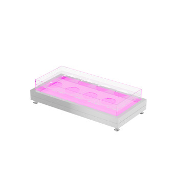 LED-Illuminated Buffet Ice Trough: Enhance Presentation and Keep Beverages Chilled in Style