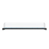 Rectangular Modern Ice Housing with Beveled Edge, Light, Black Base – 1200x400x150/210mm