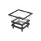 Black Flared Ice Trough – 390x330x365mm for Events and Restaurants