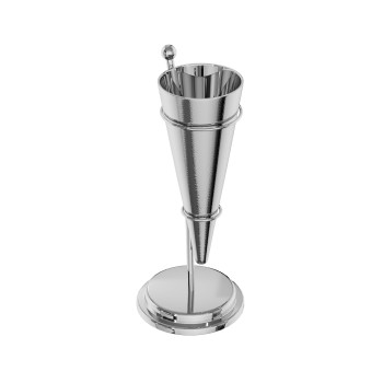 Slanted Hammered Champagne Bucket – Elegant Beverage Cooler for HotelsRestaurant and Events