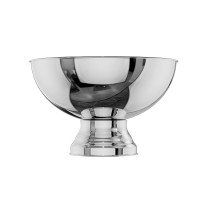 Ice Bucket Stainless Steel Round for Champagne 4 or 5 Bottles Cod,Elegant Beverage Cooler for Restaurant and Events