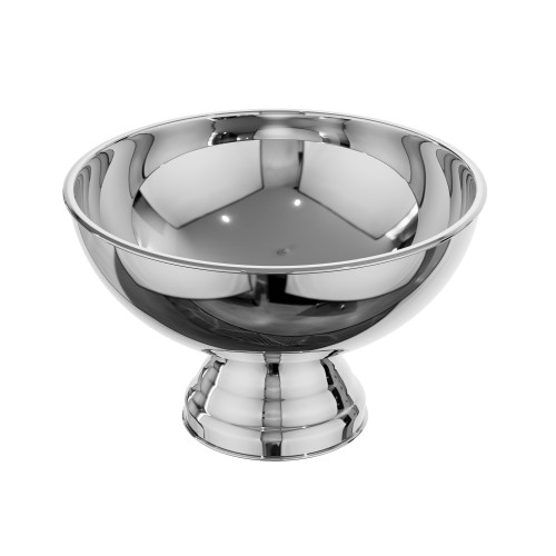 Ice Bucket Stainless Steel Round for Champagne 4 or 5 Bottles Cod,Elegant Beverage Cooler for Restaurant and Events