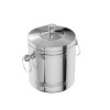 Stainless Steel Ice Bucket – Commercial Champagne Wine Barrel, KTV Cold Beer Barrel, Household Ice Cube Bucket with Ice Clip