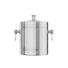 Stainless Steel Ice Bucket – Commercial Champagne Wine Barrel, KTV Cold Beer Barrel, Household Ice Cube Bucket with Ice Clip