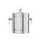 Stainless Steel Ice Bucket – Commercial Champagne Wine Barrel, KTV Cold Beer Barrel, Household Ice Cube Bucket with Ice Clip