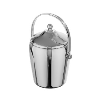 Creative Double Wall Stainless Steel Ice Bucket with Handle（Sanding/brightening） – Perfect Ice Wine Barrel for Hotels and Events